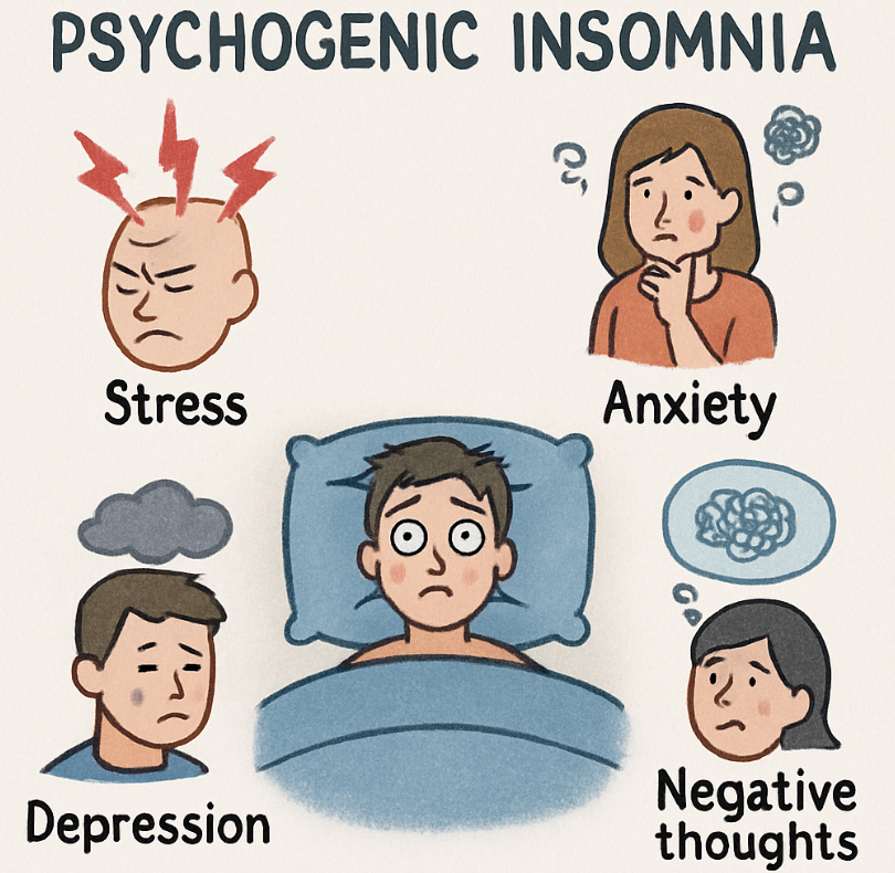 Psychogenic insomnia