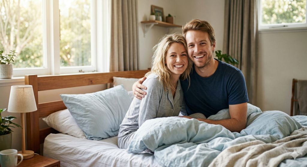 Comparison of cervical alignment on standard vs ergonomic pillow.